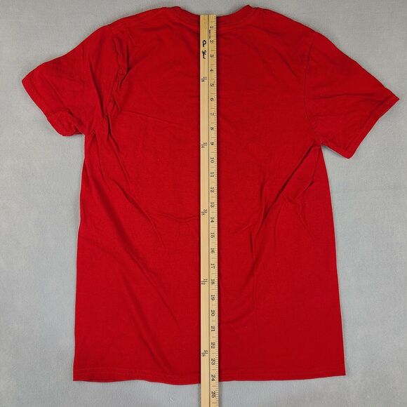 Reebok Merry Fitmas T-Shirt Men's Small Red Christmas Sports - Picture 7 of 8